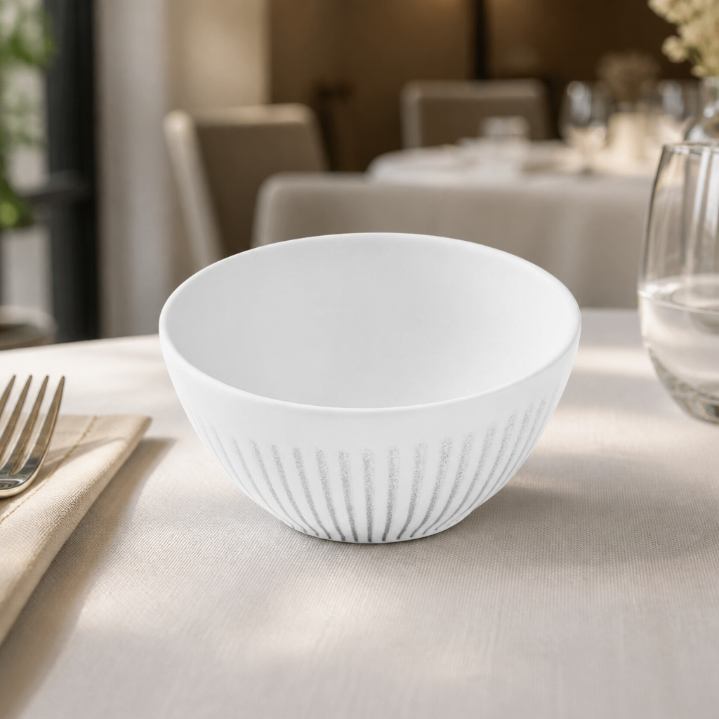Commercial Snack Bowls Grey 130mm 0.41 Ltr Pack of 12
