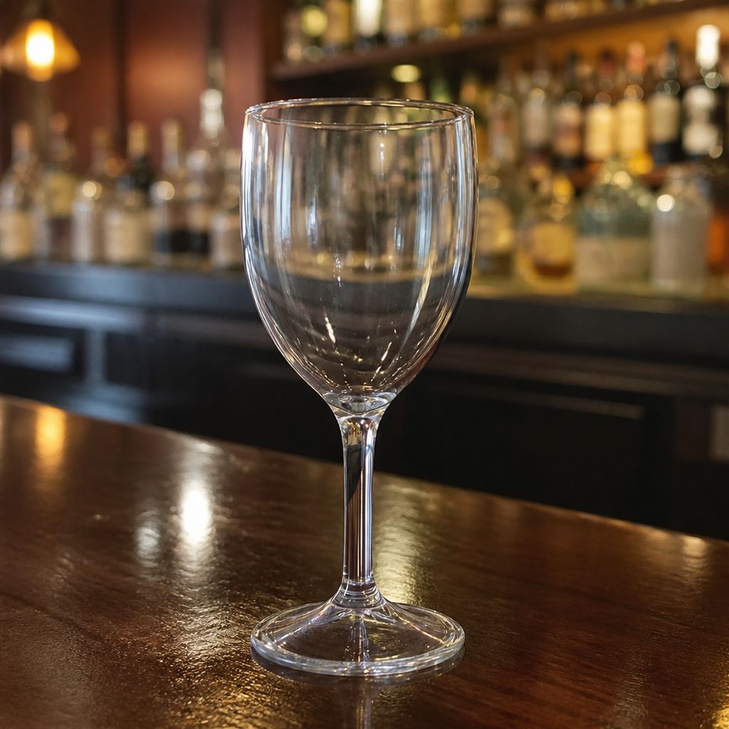 Commercial Polycarbonate Wine Glasses 275ml - 12 Pack