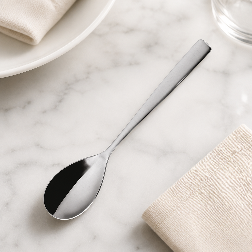 Commercial Stainless Steel Table Spoons 12 Pack 200mm