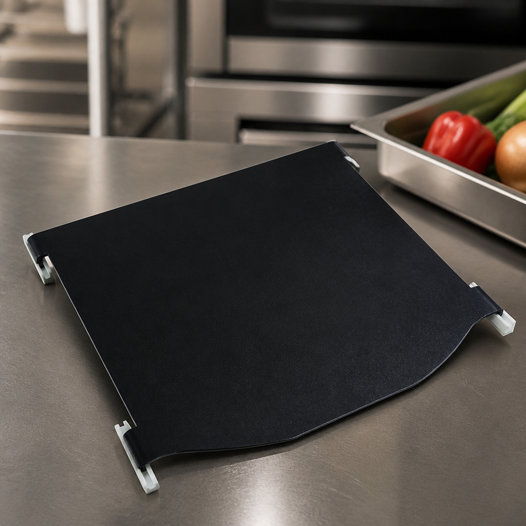 Commercial Cooking Plate 20x300mm Iron Spare Part Black