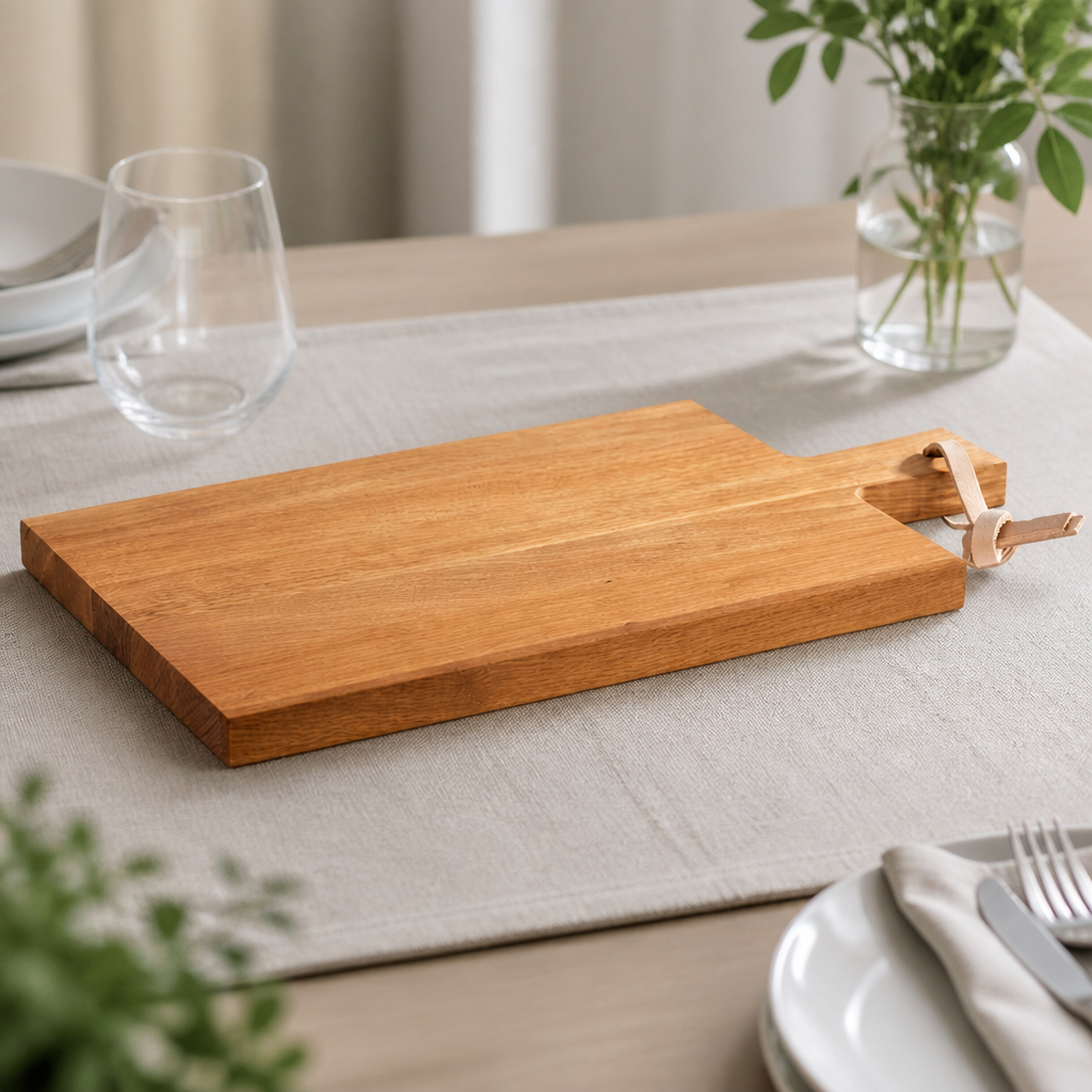 Wooden Serving Board 400x220mm Rustic Trivet for Catering