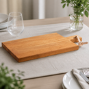 Wooden Serving Board 400x220mm Rustic Trivet for Catering