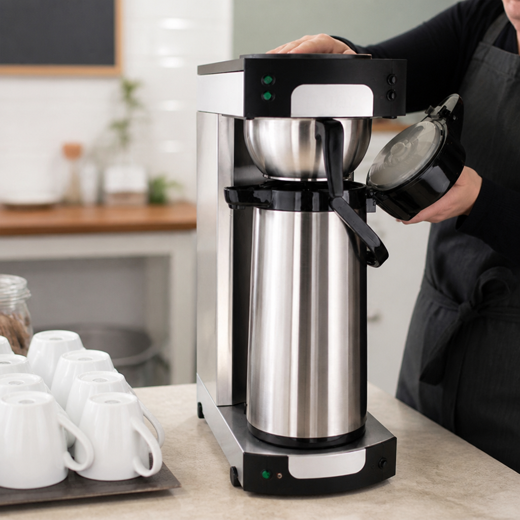 Commercial Filter Coffee Maker 2.3L Electric Stainless Steel