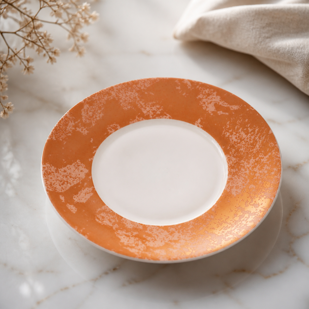 Crushed Velvet Saucers Set of 6 for Commercial Catering Use