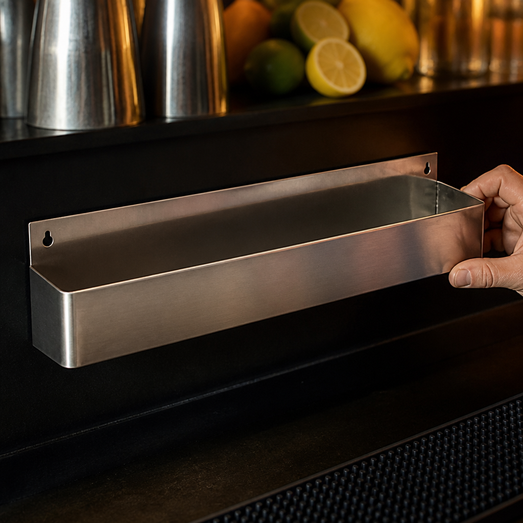 Commercial Stainless Steel Speed Rail 810mm for bar storage