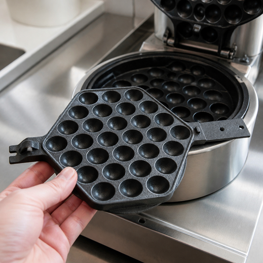 Commercial Waffle Maker Lower Cast Aluminium Replacement Part