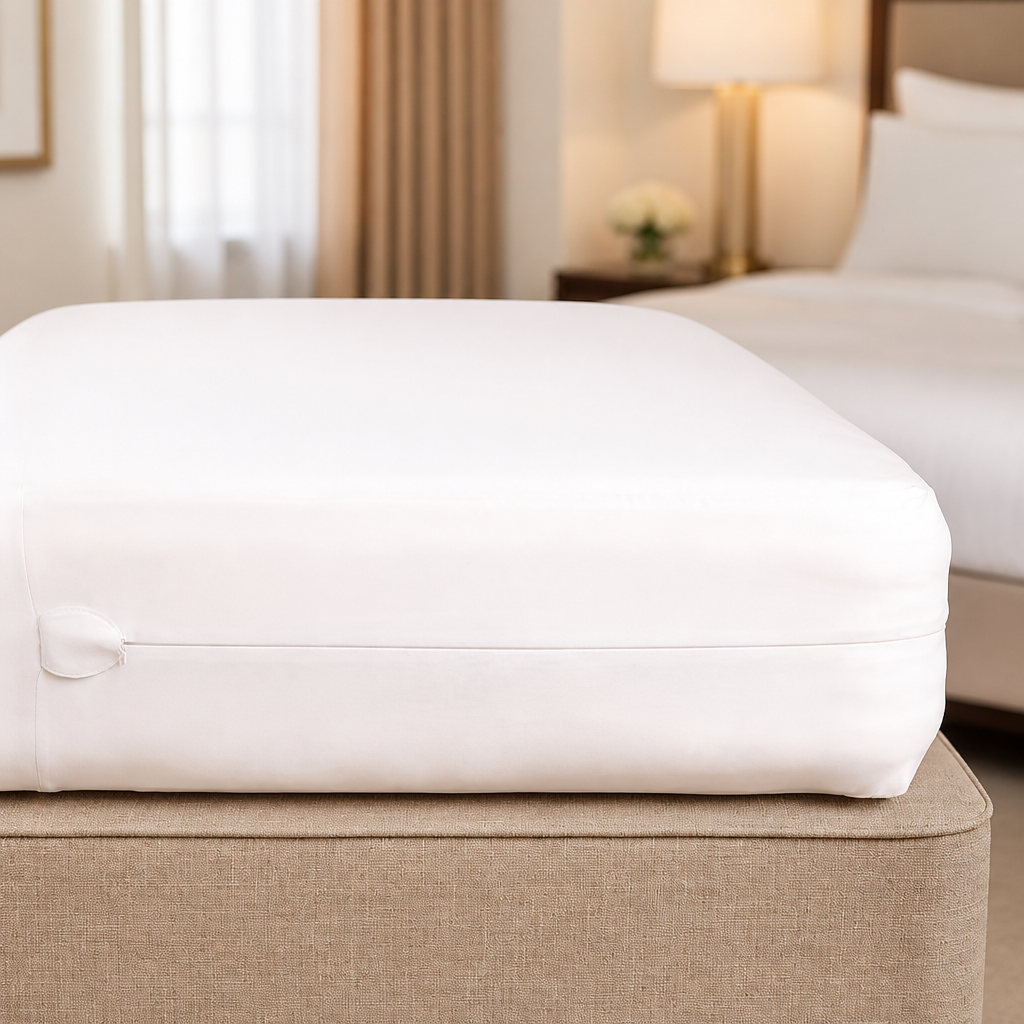 Commercial Pillow Protectors 500x750mm Waterproof 2 Pack