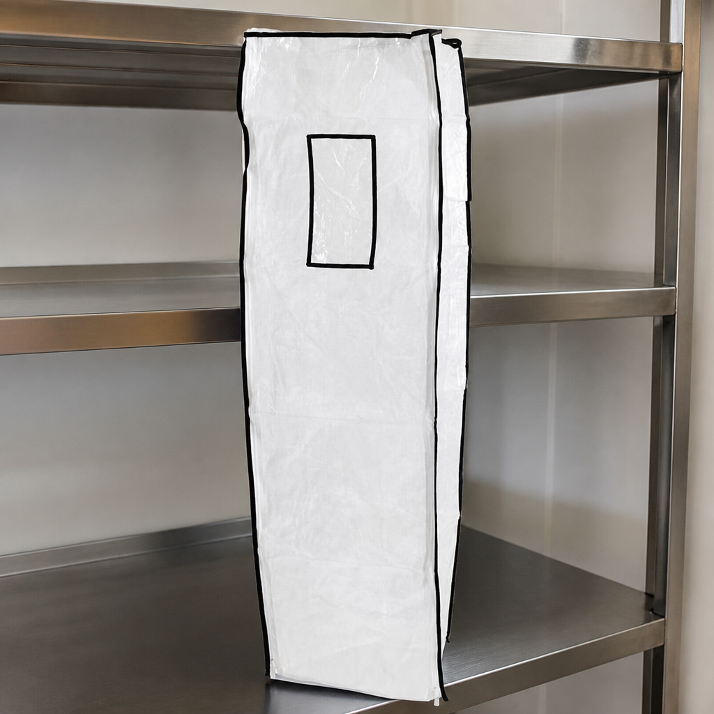 Commercial Food Tray Trolley Cover with Clear View Panel