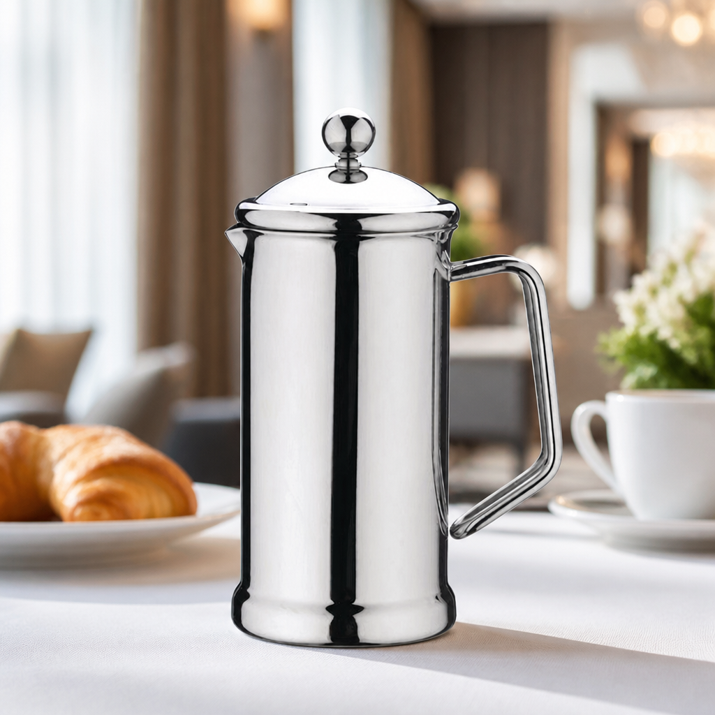 3 Cup Commercial Stainless Steel Cafetiere for home or office