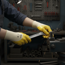 Premium Heavy Duty 3/4 Nitrile Coated Gloves with Cotton Liner for Enhanced Grip and Durability