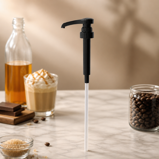 5ml Commercial Syrup Pump for 1-Litre Bottles and Containers