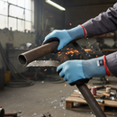 Premium Sandy Nitrile Palm Coated Cut E Gloves with Enhanced Grip and Heat Resistance