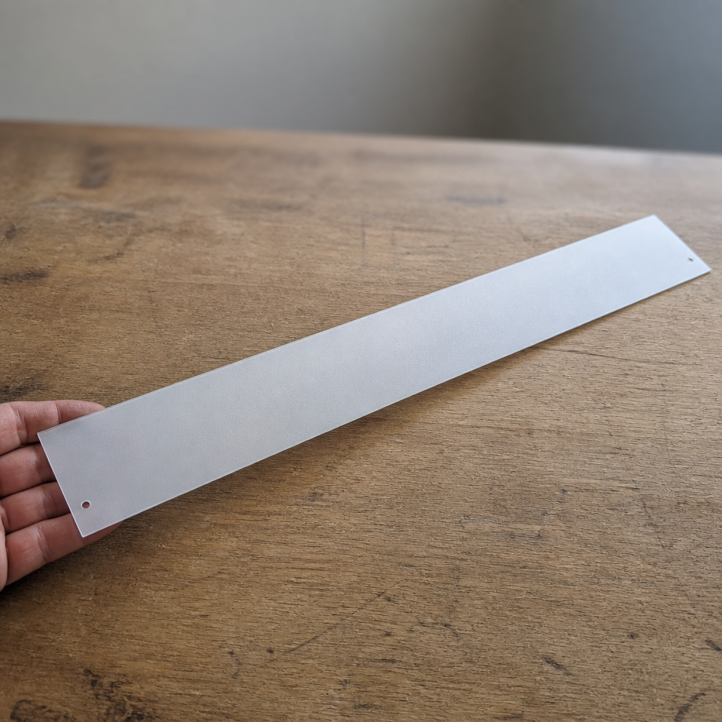 Commercial replacement side glass for servery sunshade