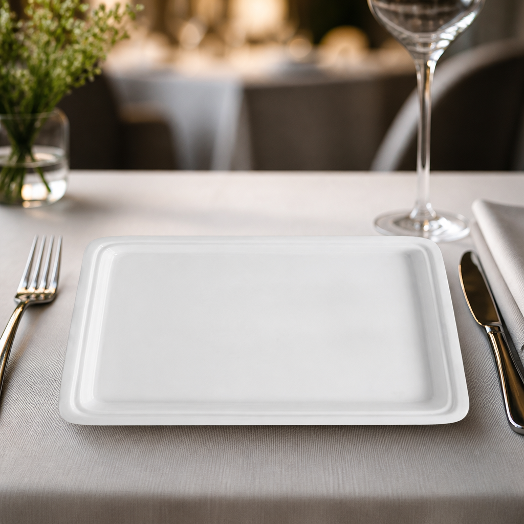 Commercial Half Size Gastronorm Bowl 730ml Porcelain