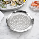 Commercial Seafood Serving Bowl 13.75" Hammered Stainless Steel