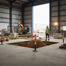 Premium Multi-Colored Barrier Tape 75MM x 500M - High-Visibility Safety Marking for Hazardous Areas