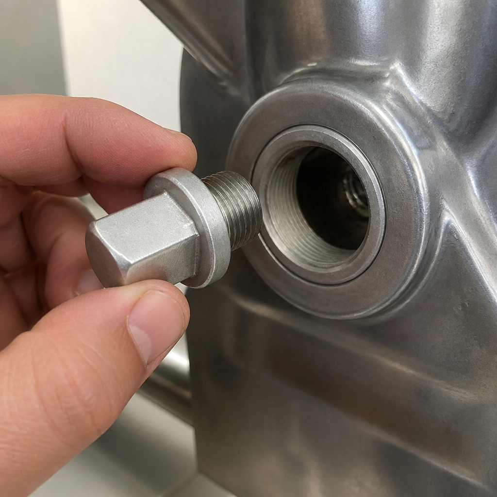 Commercial mincer plunger stainless steel replacement part