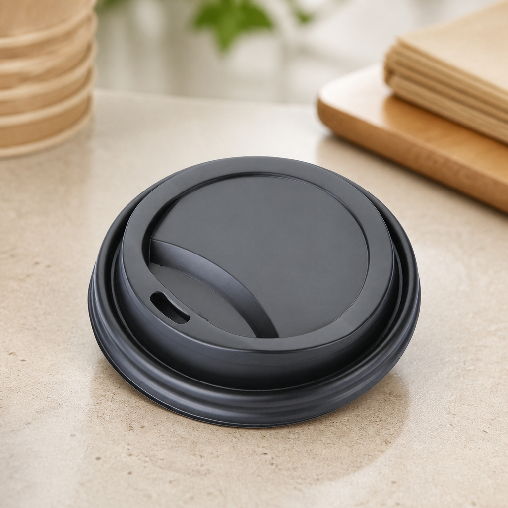 Compostable Lids for 8oz Hot Cups - Eco Friendly Disposables