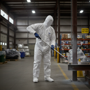Premium Liquid and Particle Protection Coveralls - Pack of 25 for Enhanced Safety and Comfort