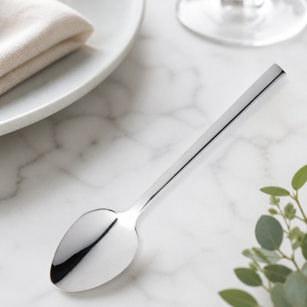 Commercial Stainless Steel Dessert Spoon 12 Pack 176mm