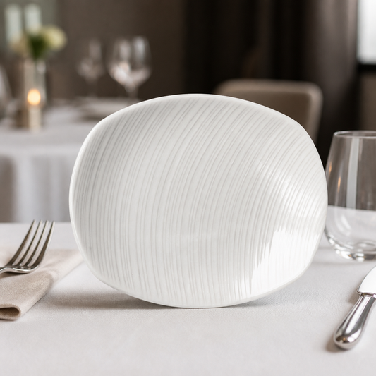 150mm Commercial Presentation Plates - 36 Pack Porcelain