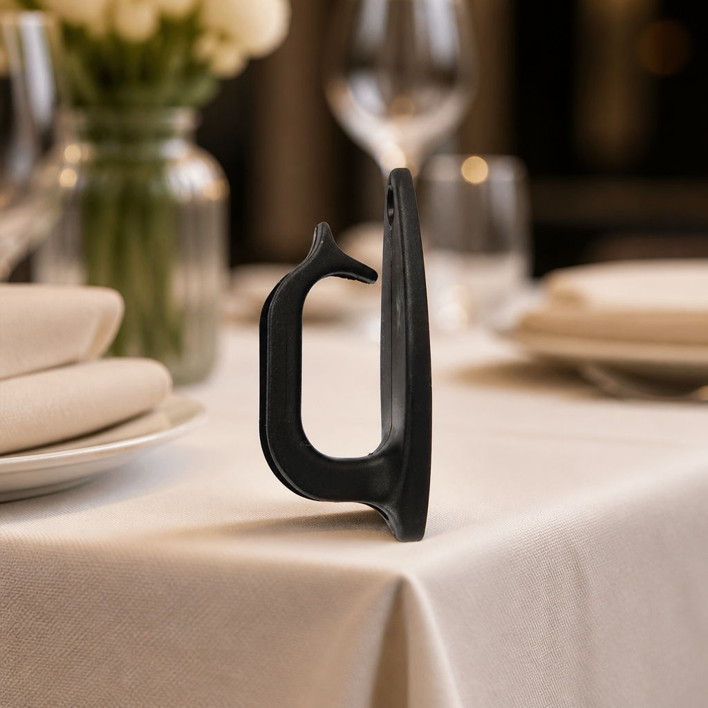 Commercial Table Bag Hook - Nylon Clips for Table Skirting 10 Pack