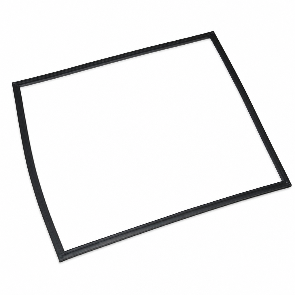 Commercial under counter fridge door 668mm high PVC grey