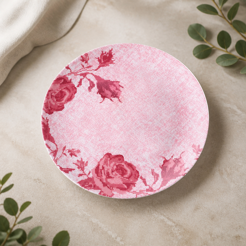 Commercial Boho Coupe Plates Pink 280mm - 6 Pack Porcelain