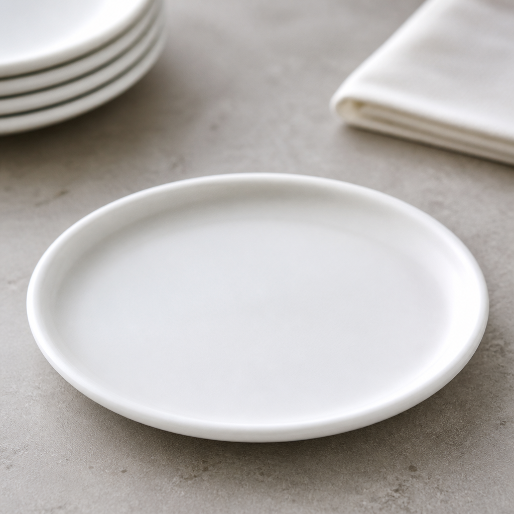 Commercial Round Stacking Trays 203mm for Casual Dining 12 Pack