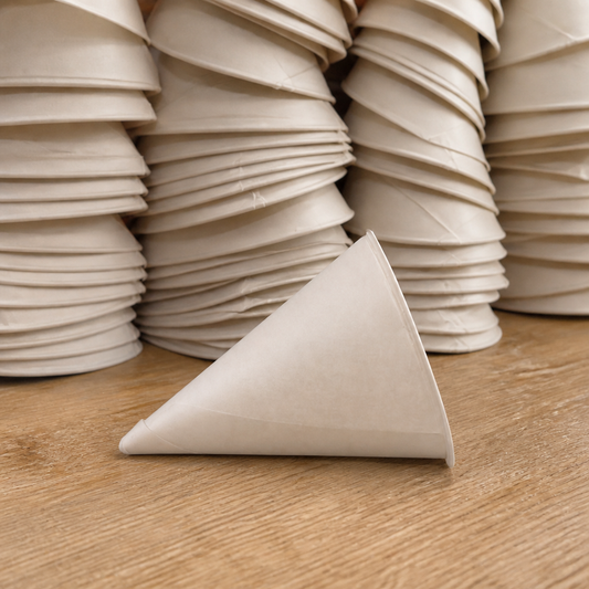 Compostable Paper Cold Drink Cones 113ml 5000 Pack