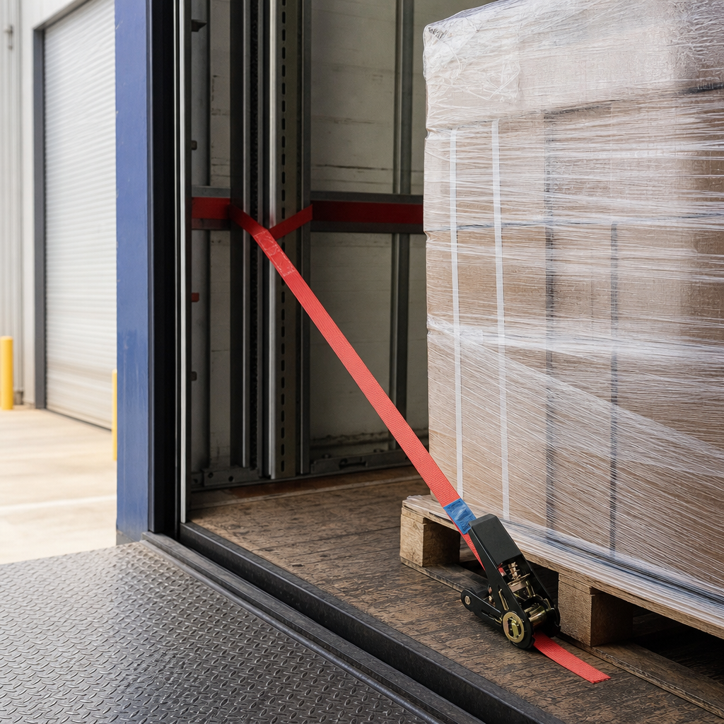 5m Ratchet Tie Down Strap with 350kg Lashing Capacity
