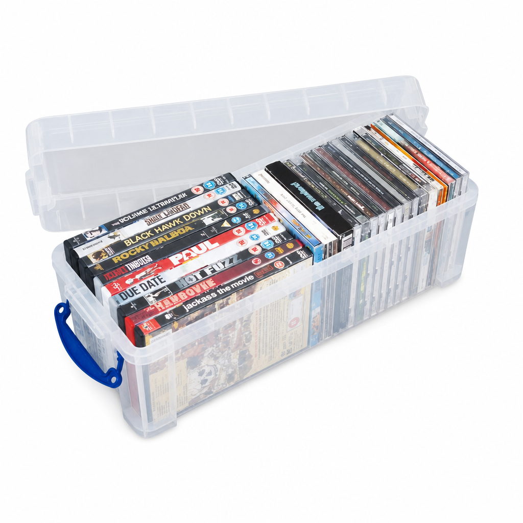 6.5 Litre Clear Plastic Storage Box with Lid