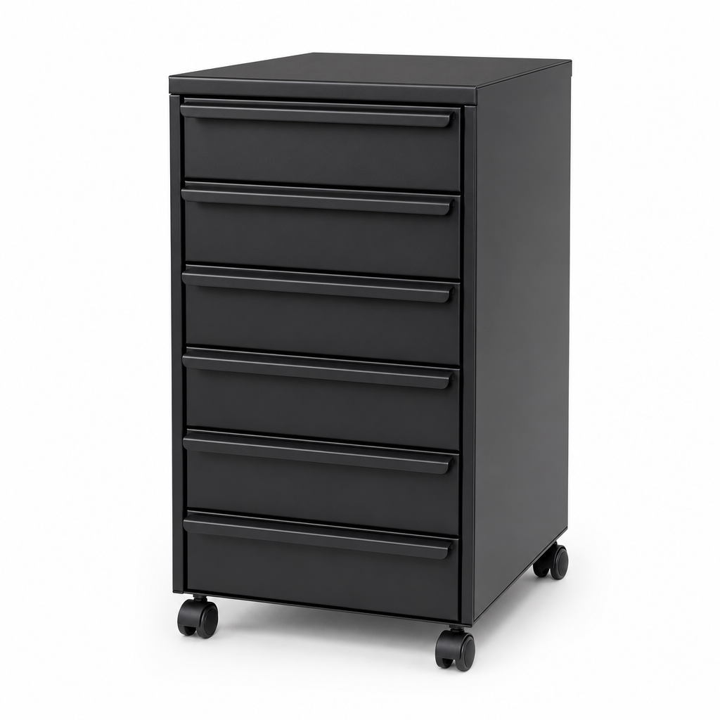 6 Drawer Mobile Office Storage Unit on Castors