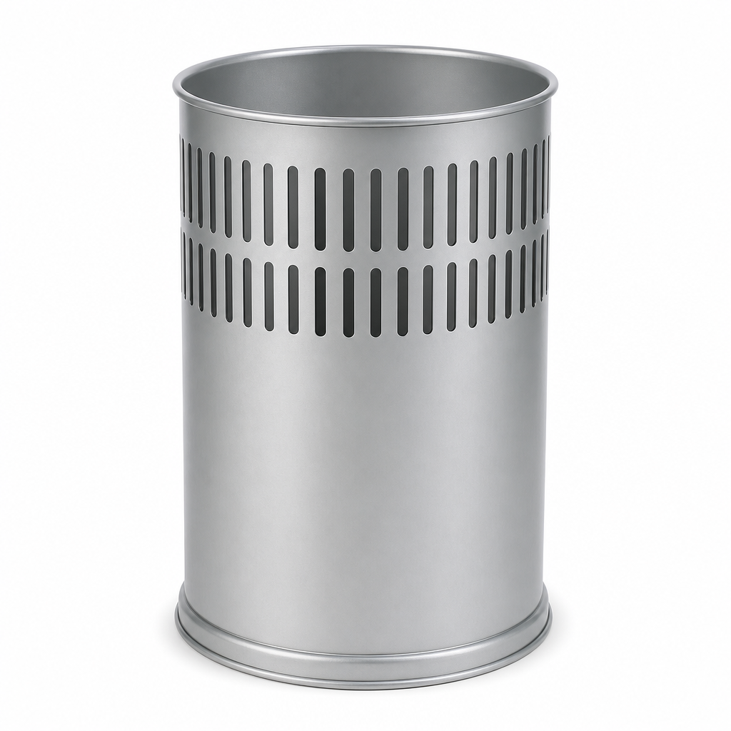 60 L Fire-Resistant Steel Slotted Waste Bin