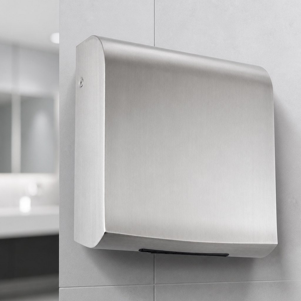 Commercial HEPA Hand Dryer Stainless Steel 300mm for Restrooms