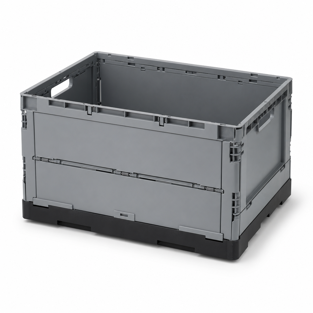 600mm Folding Plastic Container 64 Litres