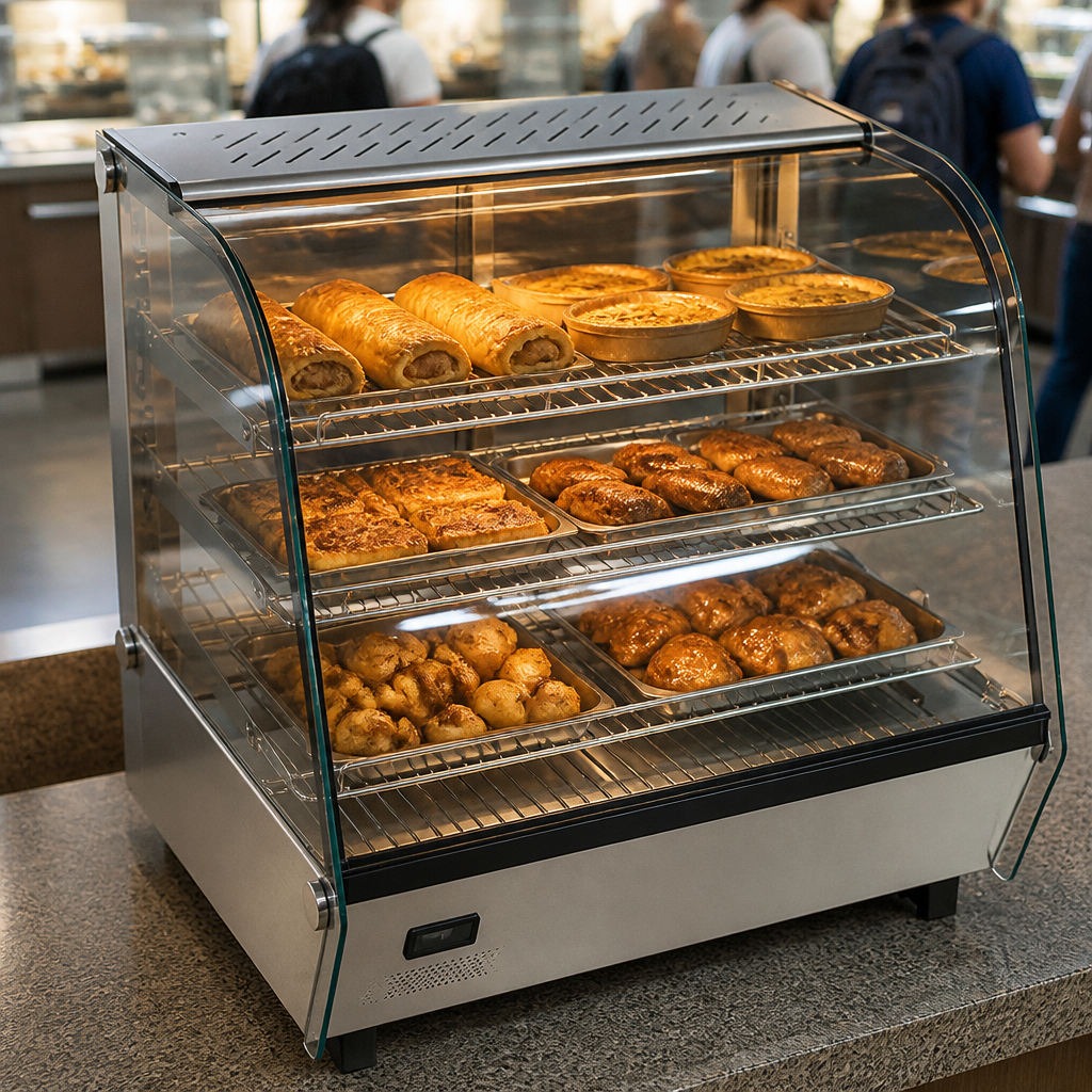 Commercial Countertop Heated Food Display 120Ltr Capacity