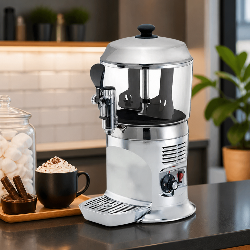 5Ltr Commercial Hot Chocolate Dispenser Stainless Steel