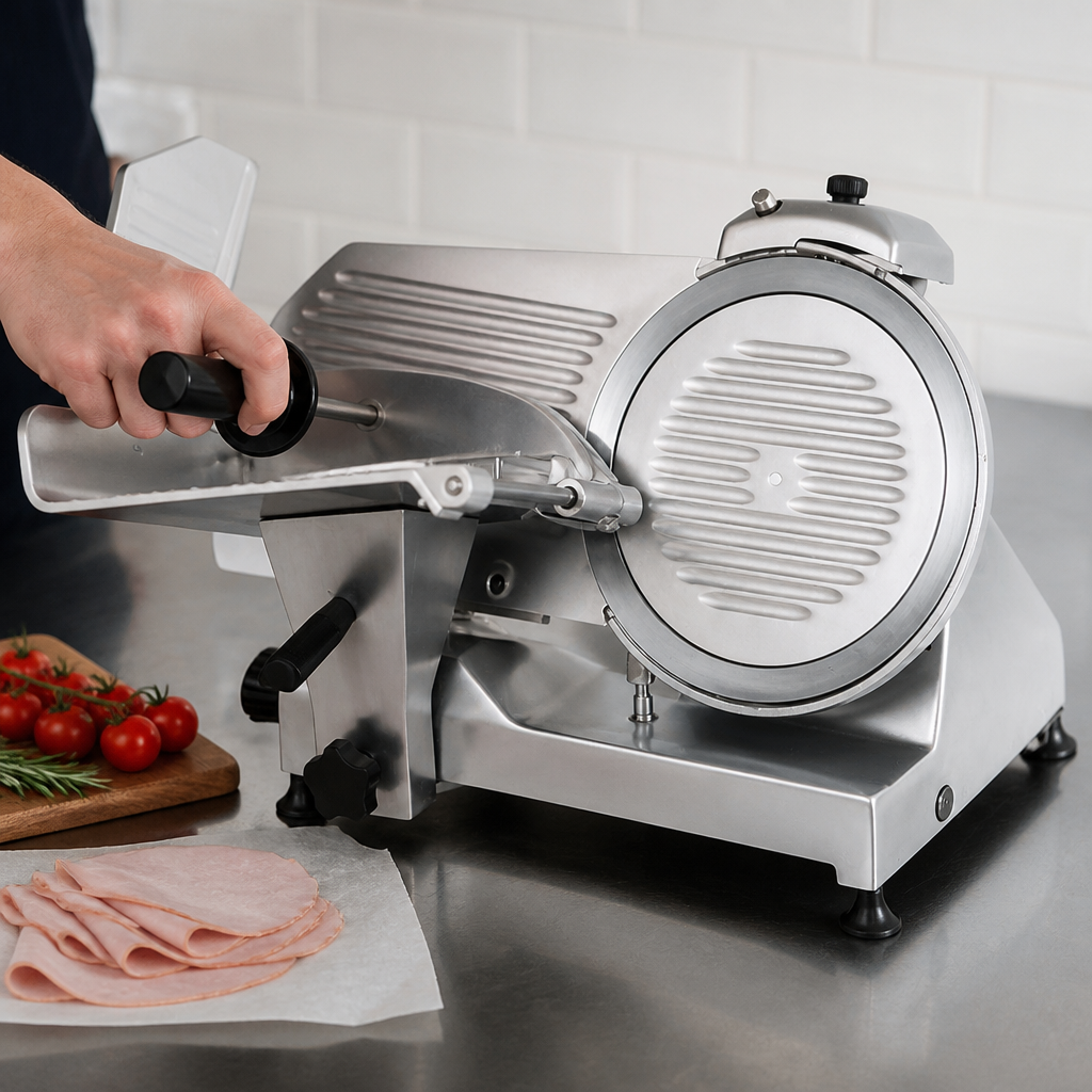 Commercial Meat Slicer with 250mm Blade Capacity