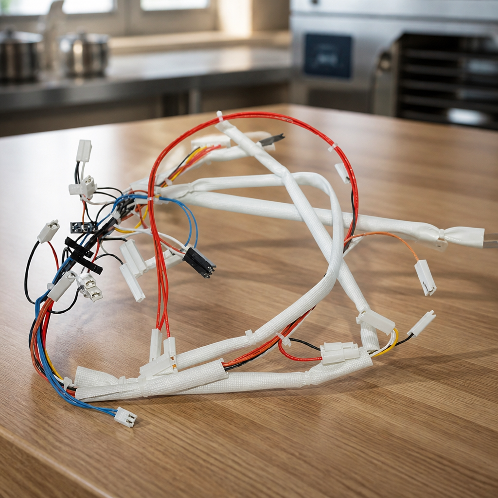 Commercial Microwave Main Wire Harness 600mm Copper Plastic