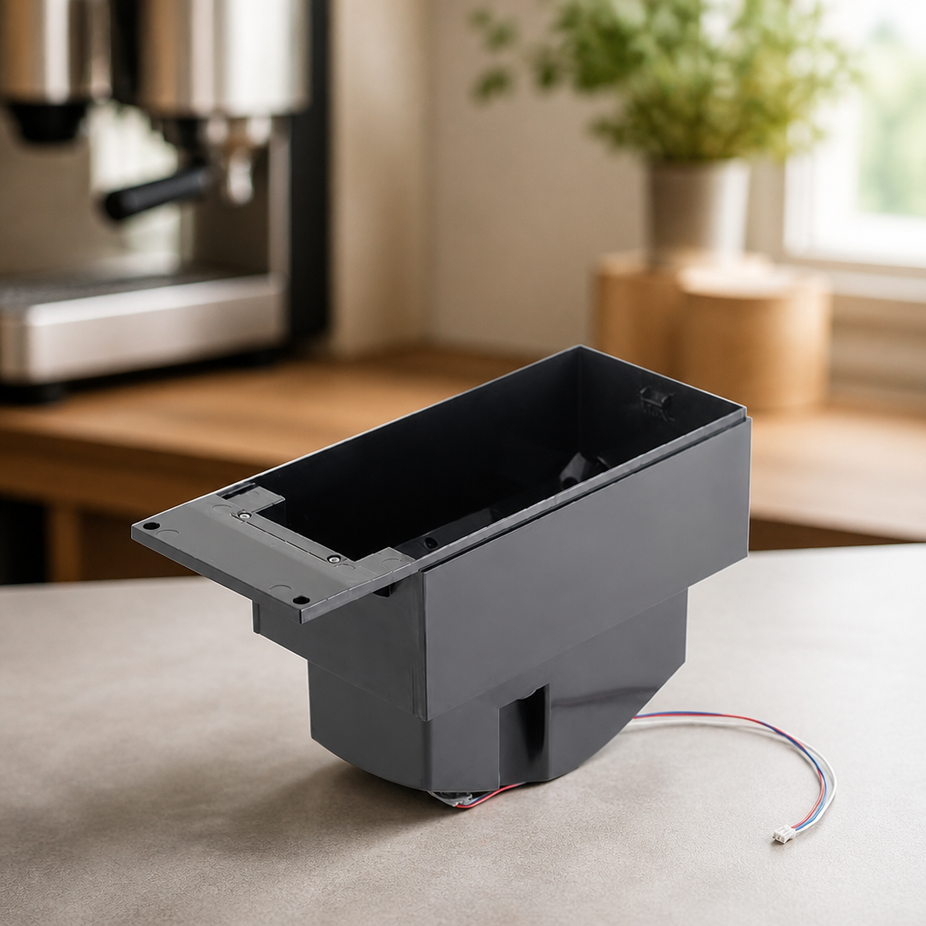 Commercial Bean Container Assembly for Coffee Machines 198mm High