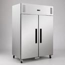 Commercial Double Door Upright Freezer 1200Ltr Capacity