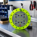 Commercial 4 Socket Cable Reel with Thermal Cut Out 5m