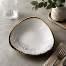 Commercial Ceramic Triangle Bowls 185mm - 12 Pack