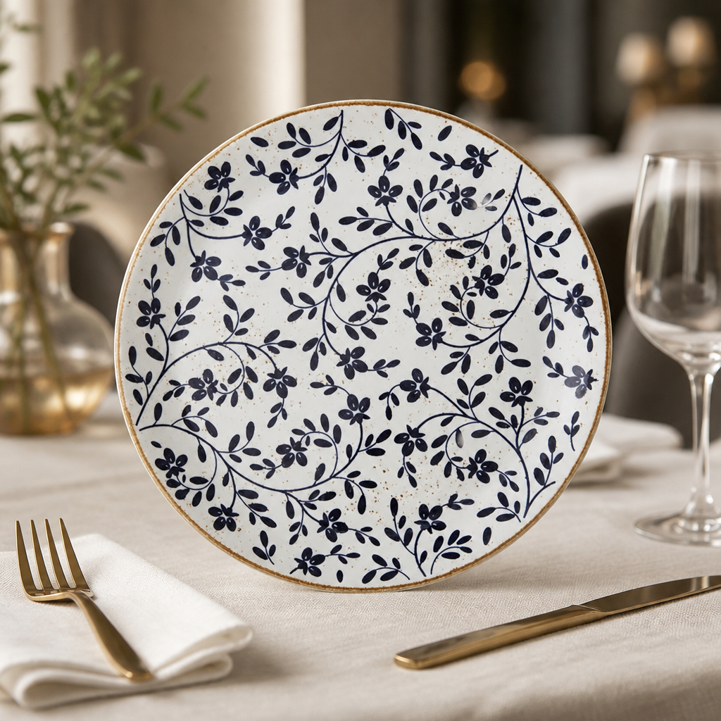 Commercial Coupe Plates Blue 280mm - 12 Pack