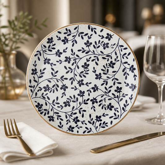 Commercial Coupe Plates Blue 280mm - 12 Pack