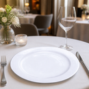 Commercial Charger Plates 330mm White Porcelain 6 Pack