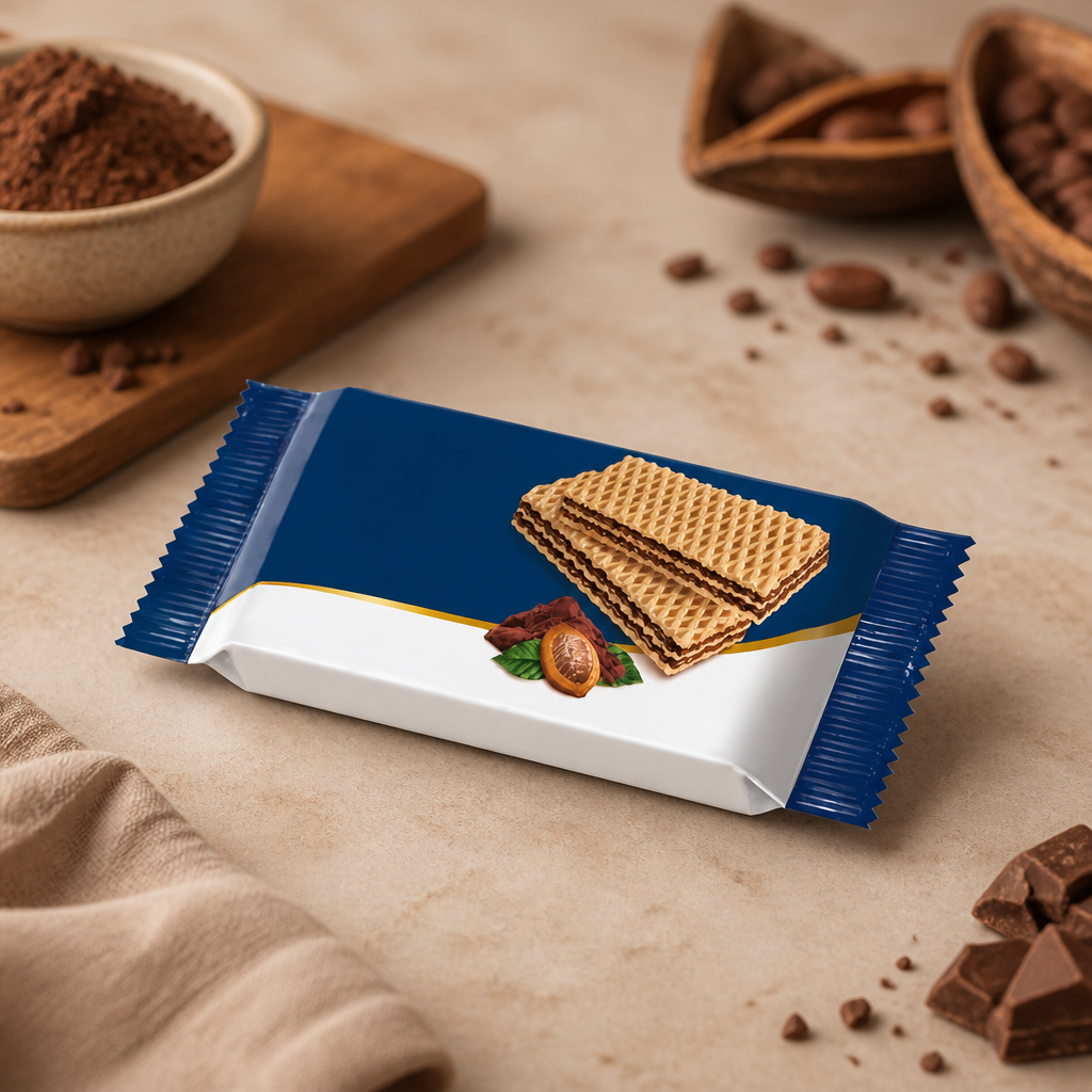 Commercial Cocoa Creme Wafers 45g pack of 20