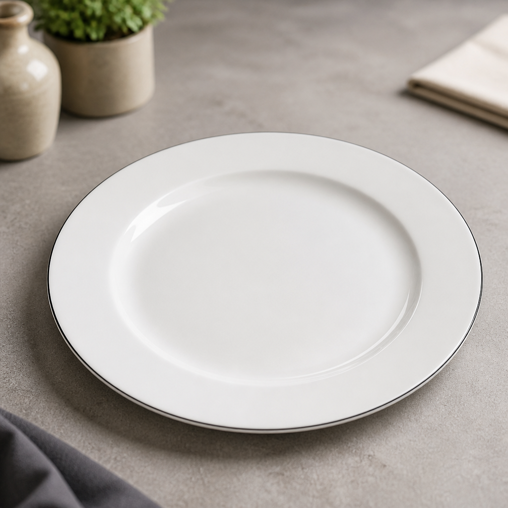 Commercial Mono Plates 330mm Porcelain 6 Pack