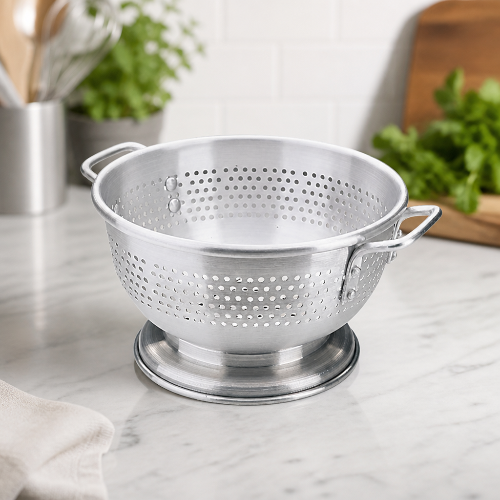 Commercial Aluminium Colander 350mm for Kitchen Use